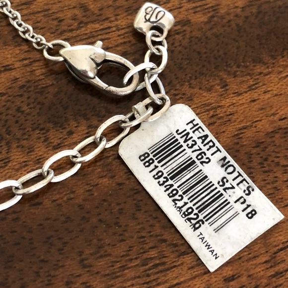 NWT Brighton HEART NOTES inspirational note and envelope necklace - Picture 8 of 14